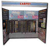 Costco carpet display rack